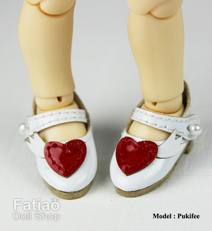 Fatiao - New Lati Yellow Pukifee 1/8 BJD Doll Shoes -Love wings (Size 2.6cm)