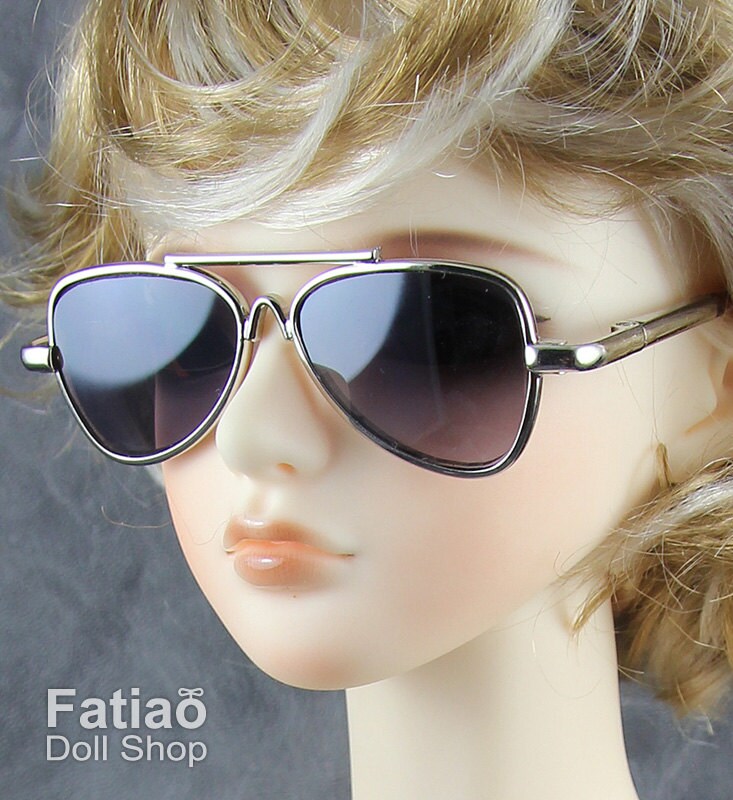 New fashion Dolls Sun Glasses fit 1/3 BJD SD Super Dollfie Silver