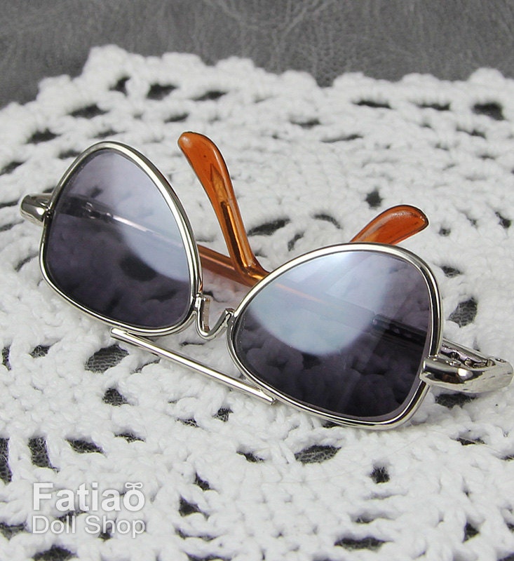 New fashion Dolls Sun Glasses fit 1/3 BJD SD Super Dollfie Silver